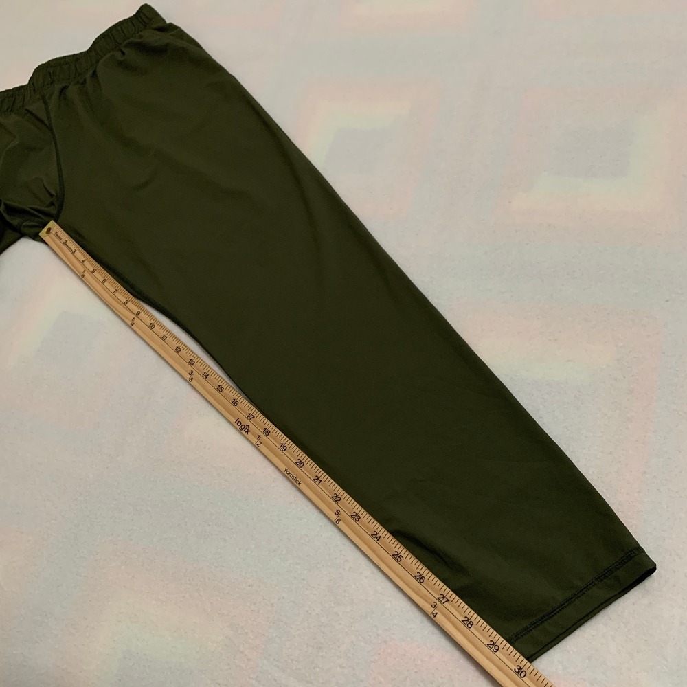ZYIA Women's Elastic Waist Ankle Active Versatile Pants Stretch Comfort Green XL - Picture 11 of 12